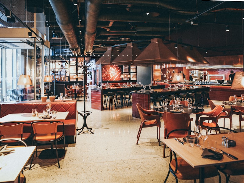 Cozy restaurant dining area representing our heritage